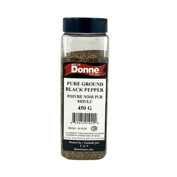 Belle Donne Black Pepper Ground 450 g
