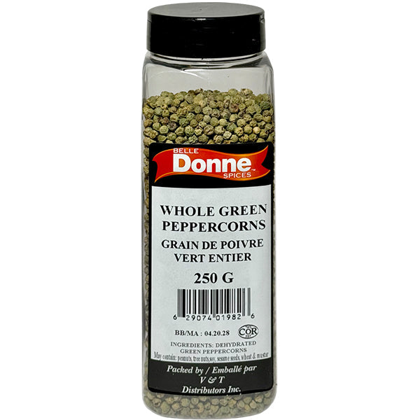 Belle Donne Whole Green Pepper 250 g