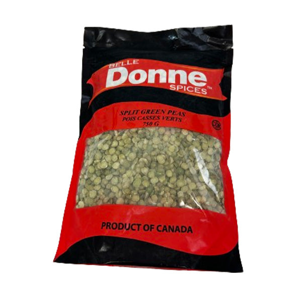 Belle Donne Split Green Peas 750 g