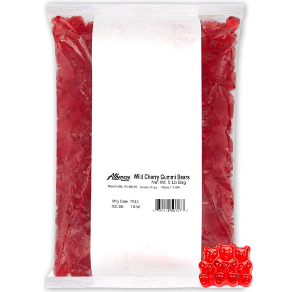 Albanese Wild Cherry Gummy Bears 2.27 kg