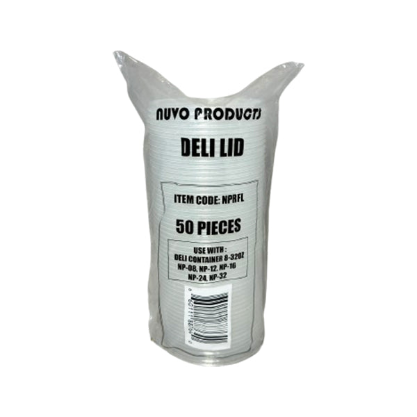 NUVO Round Deli Container Lid 50-Pack