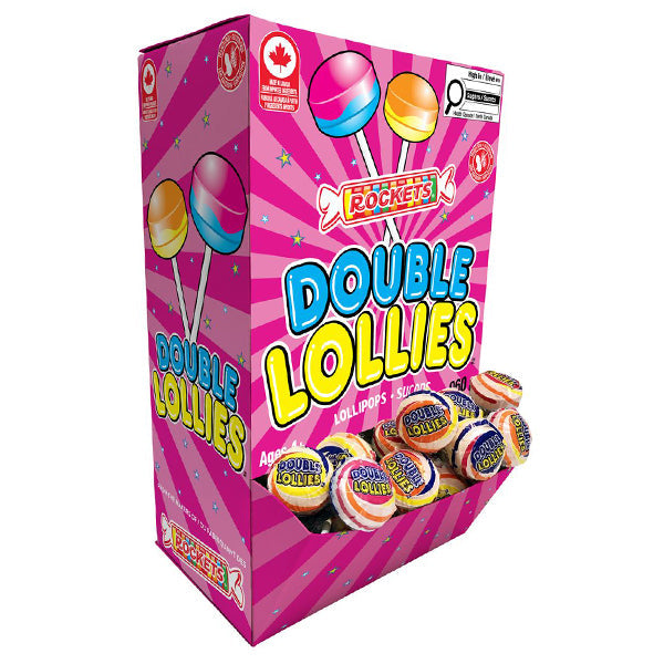 Rockets Double Lollies Gravity Feeder 120 pc