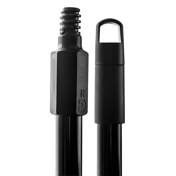 M2 Black Metal Handle with Threaded Tip and Hanger Cap