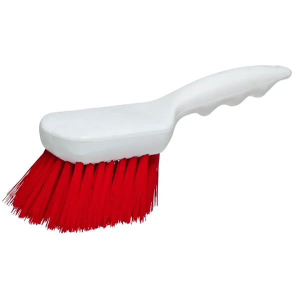 Marino Short Handle Pot Brush Red Fibre