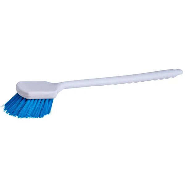 Marino Long Handle Pot Brush Blue Fibre