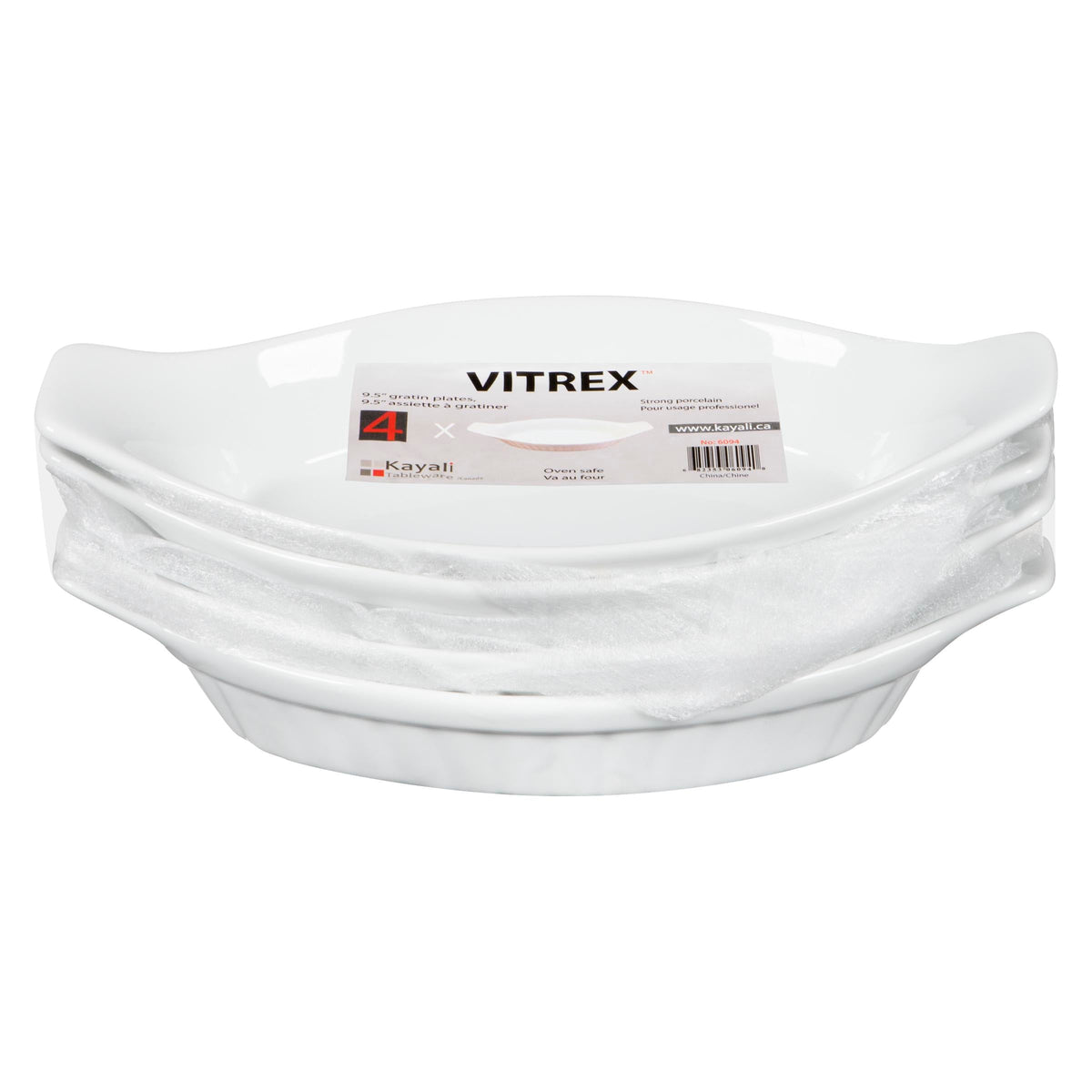 Vitrex 9.5IN Gratin 4 ct