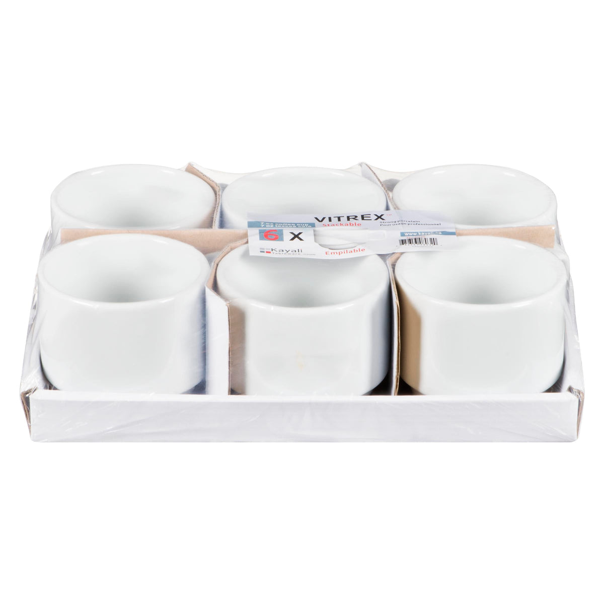 Vitrex 7 oz Coffee Cups 6-Pack