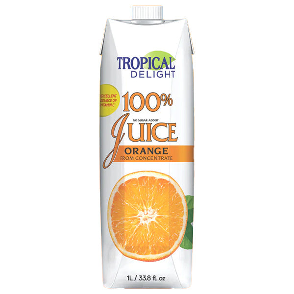 Tropical Delight Td Tetra Orange 100% Juice 1 L