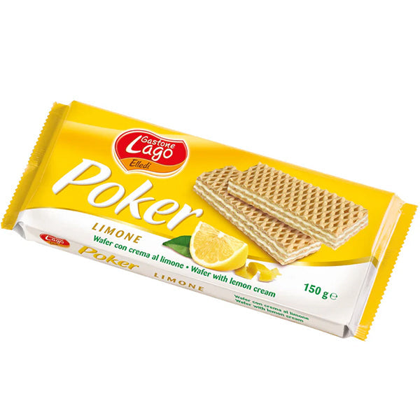 LAGO Poker Wafer Lemon 150 g