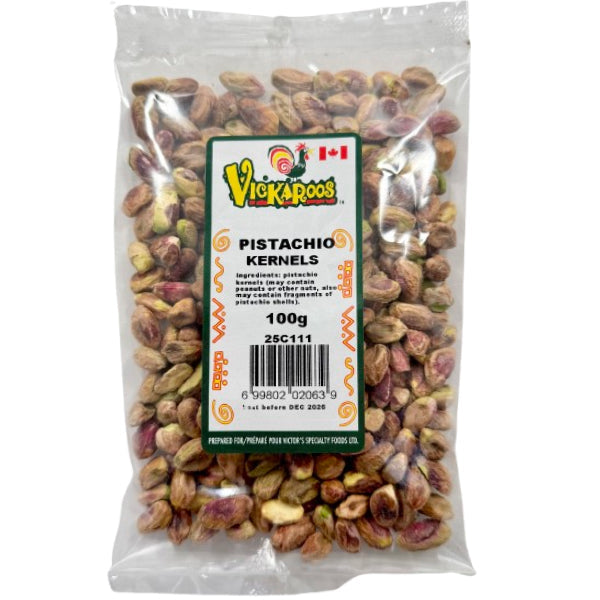 Vickaroos Pistachio Kernal Raw 100 g