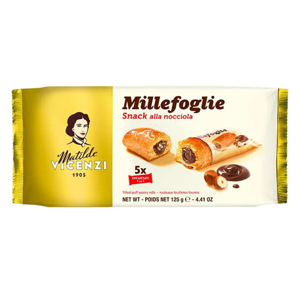 Vicenzi Mini Millefogile Hazelnut 125 g