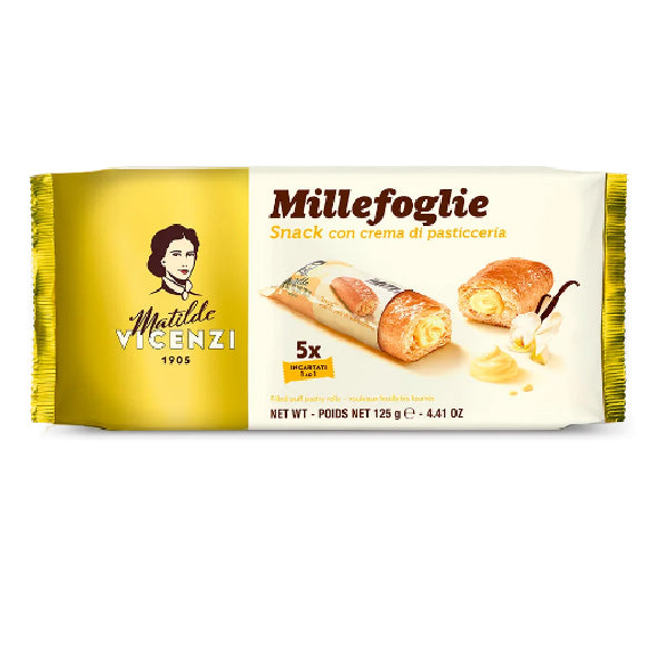 Vicenzi Mini Millefogile Pastry Cream 125 g