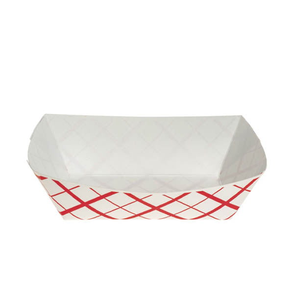 Southland Food Tray 1LB Red Check 4x250 ct
