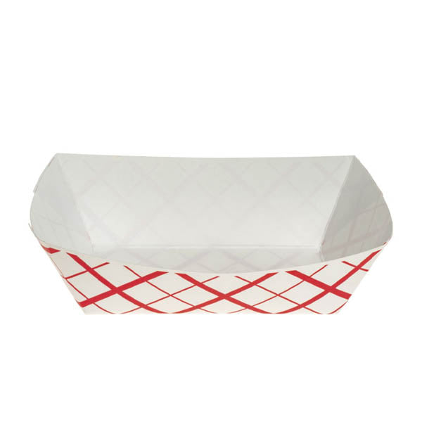 Southland Food Tray 2LB Red Check 4x250 ct