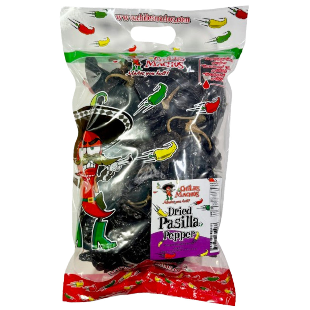 Chiles Machos Pasilla Dried Pepper 1LB
