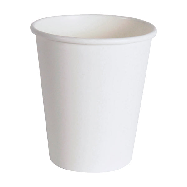 E2E White Hot Cup 8 oz 50-Pack