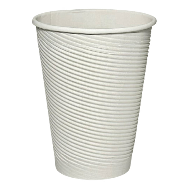 E2E Foodpack 12 oz Insulated Single Ripple Hot Cup 50-Pack