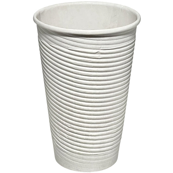 E2E Foodpack 16 oz Insulated Single Ripple Hot Cup 50-Pack