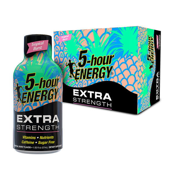5 Hour Energy Hr Extra Strength Tropical Burst 60 mL
