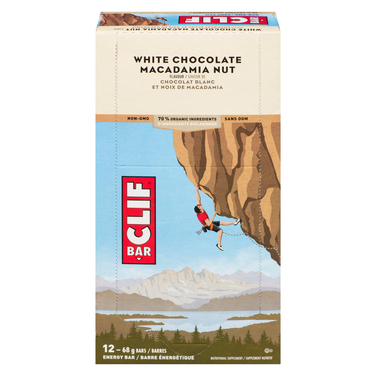 Clif Bar White Choc Macadamian 68 g