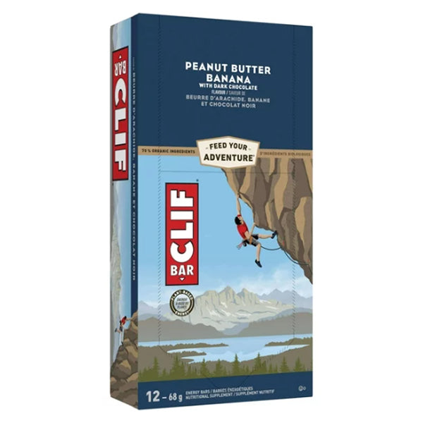 Clif Bar Peanut Butter Banana Dark Chocolate 12x68 g