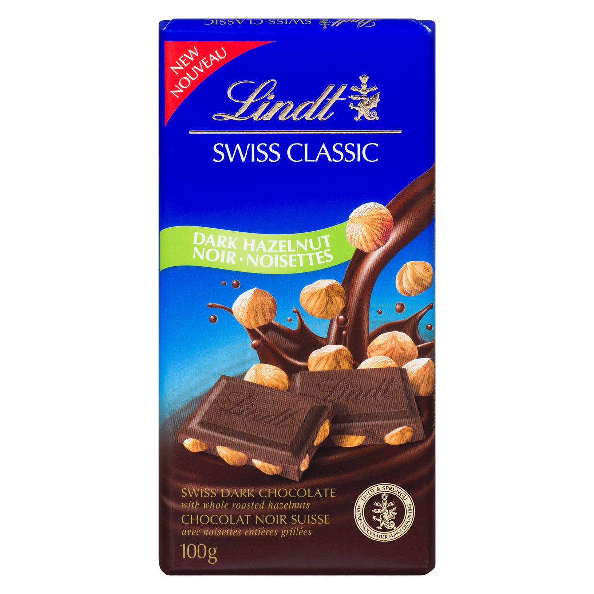 Lindt Swiss Classic Dark Hazelnut 100 g