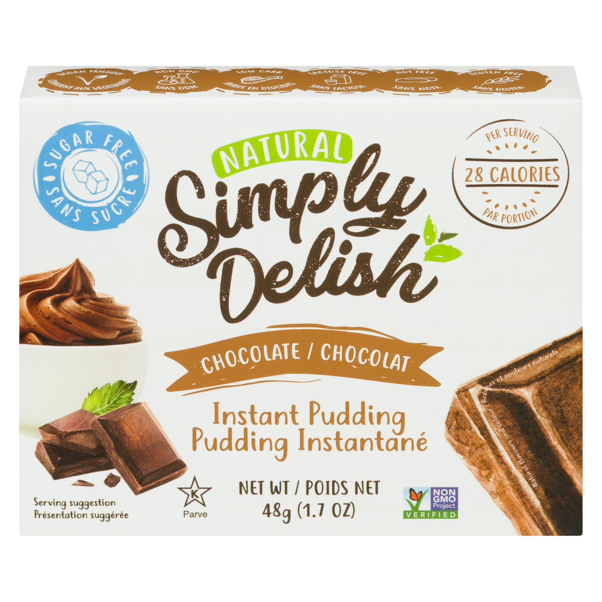 Simply Delish Chocolate Pudding 48 g