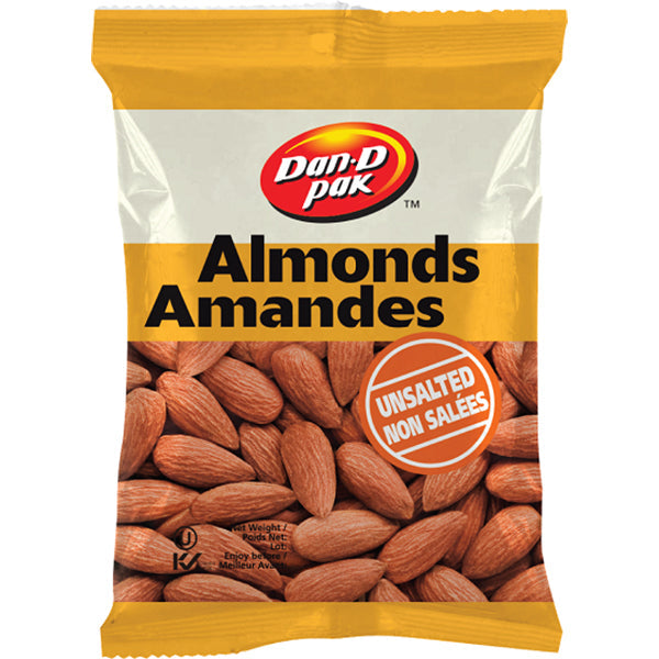 Dan D Pak Almonds Roasted Unsalted 100 g