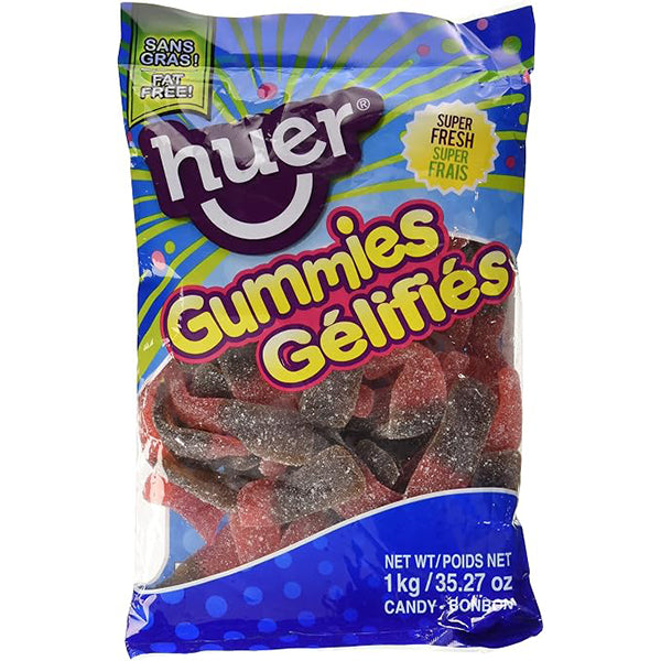 HUER Sour Cherry Cola Bottles 1 kg