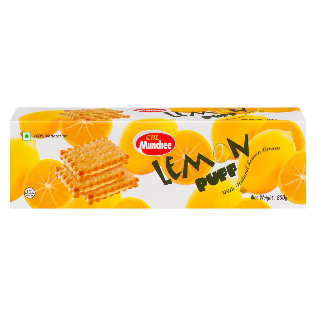 Munchee Lemon Puff Cookies 200 g
