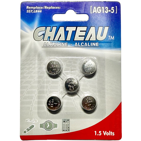 Watch Watch Batteries Ag13-5 5 ct