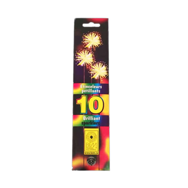 BEM 20CM Sparklers 10 Per Sleeve
