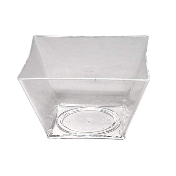 Party Couture Clear Square Mini Bowl 2 oz 12 ct