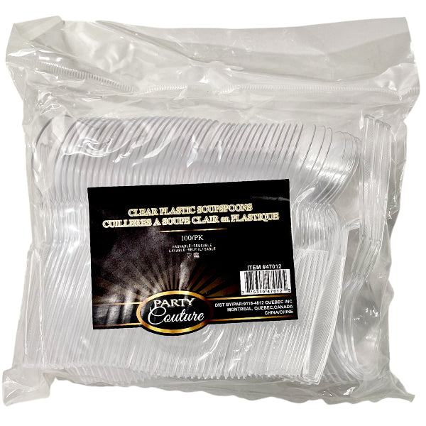 Madison Clear Soupspoons 100 ct