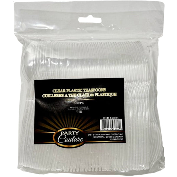 Madison Clear Teaspoons 100 ct