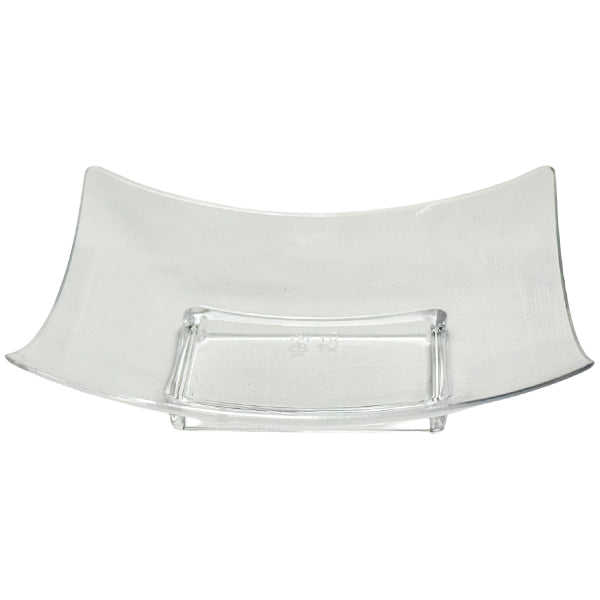 Party Couture Clear Mini Concave Plates 12-Pack