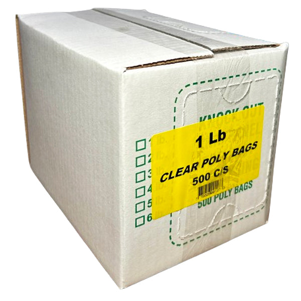 Petro Plastics 1LB Clear Poly Bags 5X8 500 ct