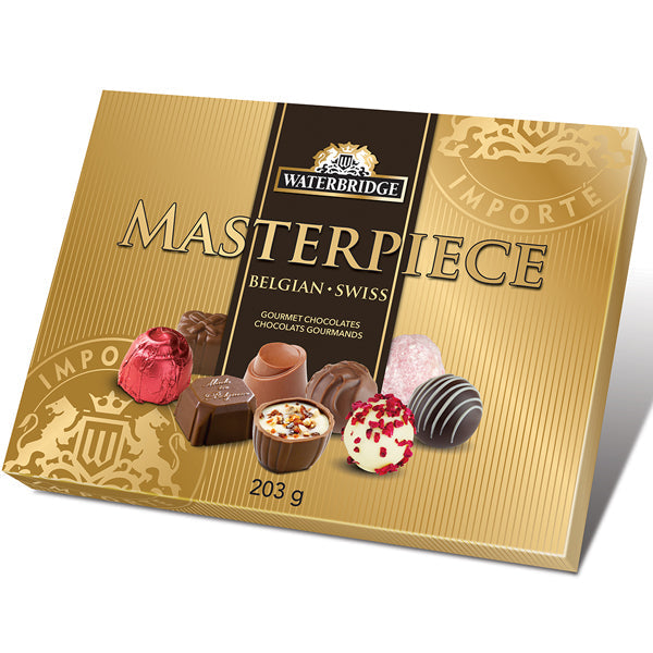 Waterbridge Masterpiece Swiss & Belgian Assorted 203 g