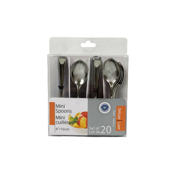 Today's Plastic Mini Spoon Set 20 pc