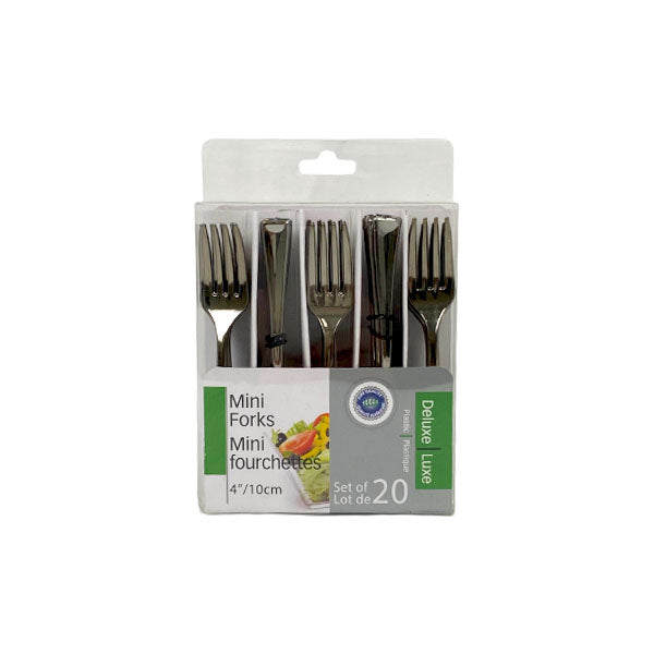 Today's Plastic Mini Fork Set 20 pc