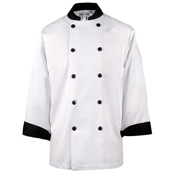Bodyguard Chef Jacket W Blk Trim L