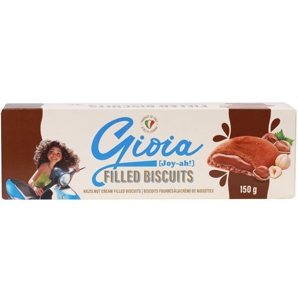 Gioia Cookies Hazelnut Cream Fill 150 g