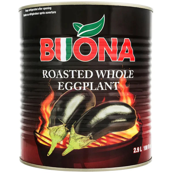 Buona Roasted Whole Eggplant 100 oz