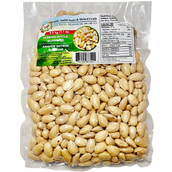 Img Satin Almond Whole Blanched 500 g