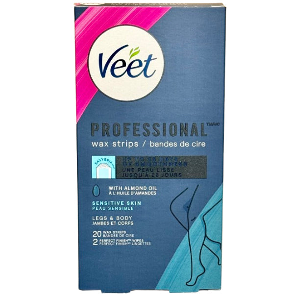 VEET Sensitive Skin Wax Strips 20 ct