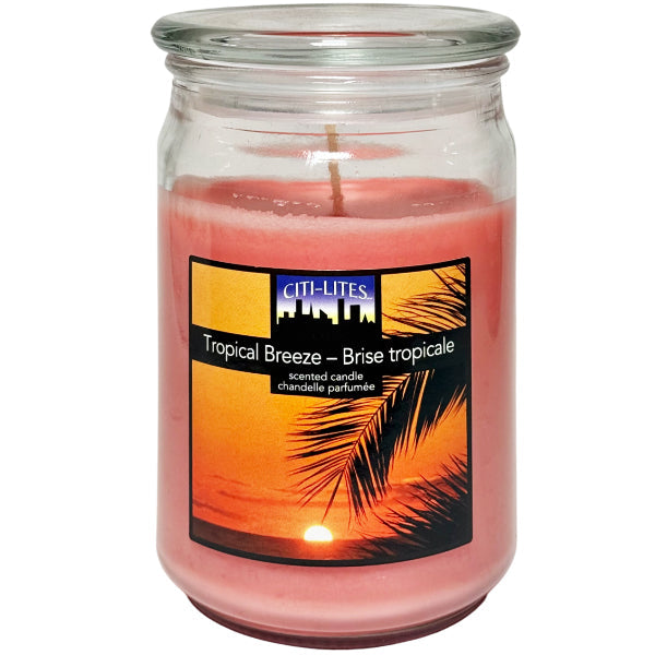 Citilites Tropical Breeze Apothecary Jar Candle 15 oz