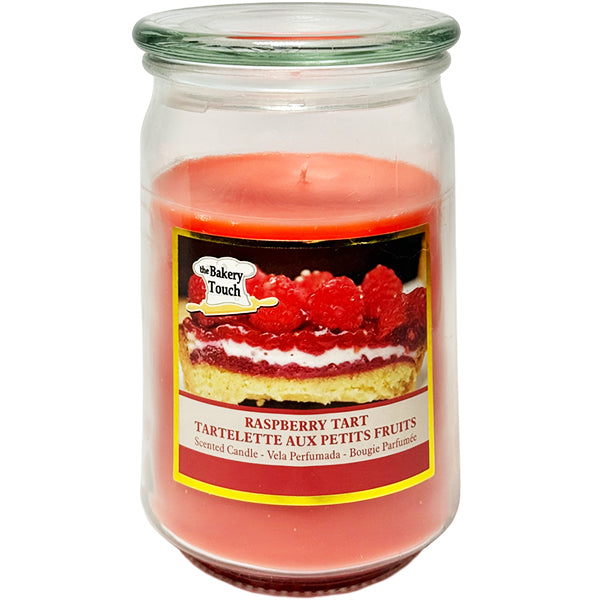 Bakery Shop Raspberry Tart Jar Candle 15 oz