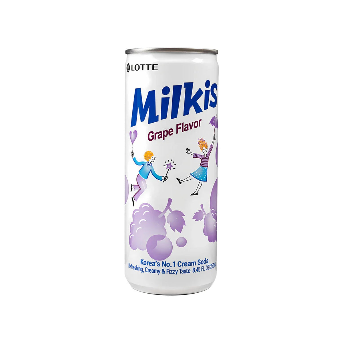 Lotte Milkis Grape Milk Drink 250 mL
