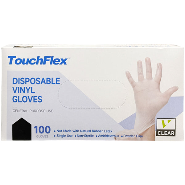 Touchflex Medium Vinyl Glove 100 ct