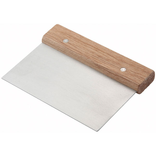 Winco Dough Scraper Wood Handle